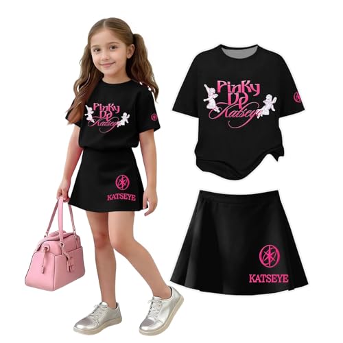 Katseye Girls 2-Piece Outfit - Shirt & Skirt Set for Fans