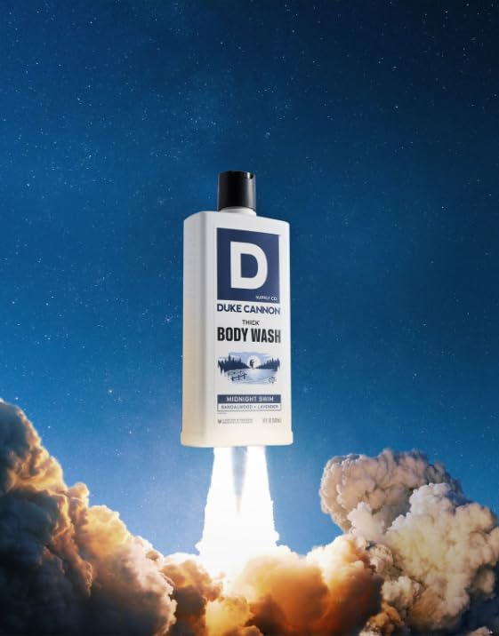 Duke Cannon Thick Body Wash for Men - Midnight Swim 18oz