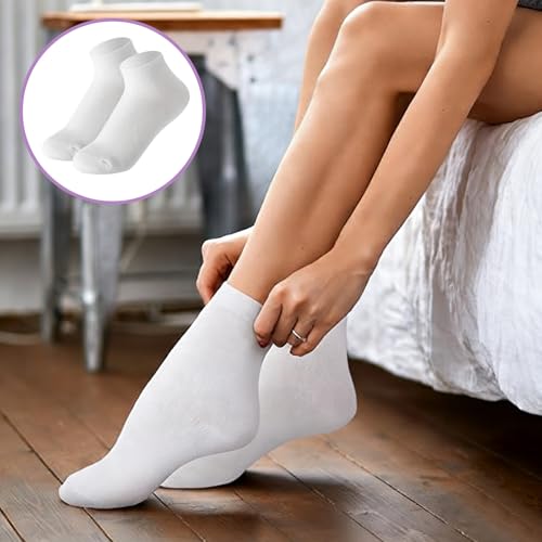 Chicingyou Eczema Socks 4 Pairs Cotton Soft Therapy Socks