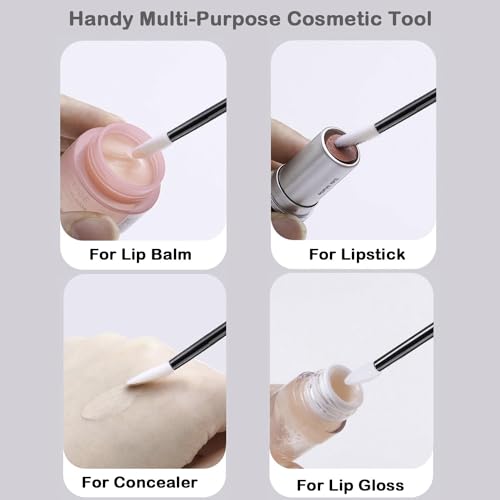 Disposable Lip Applicators 100PCS - Precise Lip Gloss & Lipstick Wand