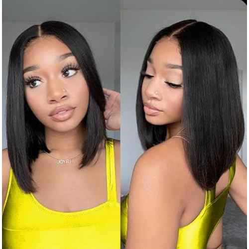 Straight Bundles Human Hair 20 20 20 Inch Human Hair Bundles Brazilian Straight Bundles 100% Unprocessed Virgin Hair Weave Bundles Human Hair Extension for Women Natural Color