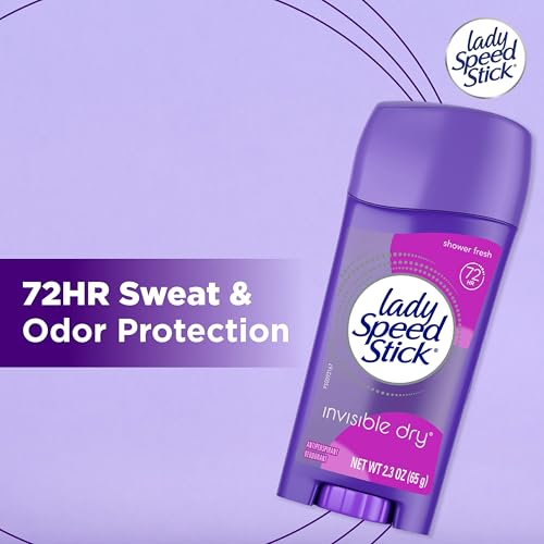 Lady Speed Stick Antiperspirant Deodorant for Women, 72 HR Protection, 4 Pack