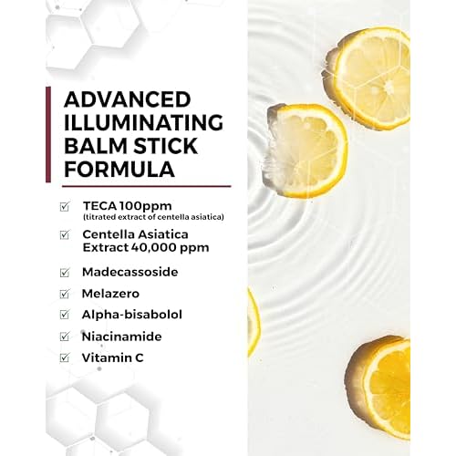 CENTELLIAN 24 Madeca Capture Stick (0.4oz) - Multi Balm Stick for Even Skin Tone. Korean Skin Care, Eye Cream & Moisturizer. Travel Essentials. TECA, Centella Asiatica, Vitamin C