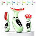 3-in-1 Facial Massager with LED Light & Heating for Face, Neck, Scalp