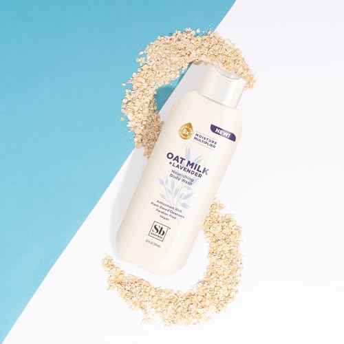 Soapbox Body Wash, Oatmilk & Lavender Liquid Body Wash, Moisturizing Soap with Shea Butter, Vegan Duo Pack of 2 Soap Bottles, 20oz Each