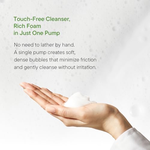 IUNIK Centella Bubble Foaming Vegan Facial Cleanser - 69% Centella Asiatica Extract, Soothing, Moisturizing, Exfoliating, Removes Pore Blackheads, Whiteheads, 5.07 Fl Oz