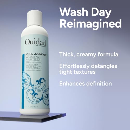 Ouidad Curl Quencher Moisturizing Conditioner - Hydrating for Tight Curls