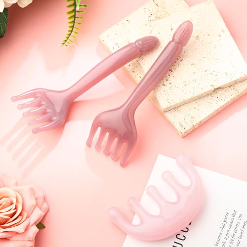 ProSuites Pink Head Massager Comb Stress Relief Tool for Scalp, Face & Body