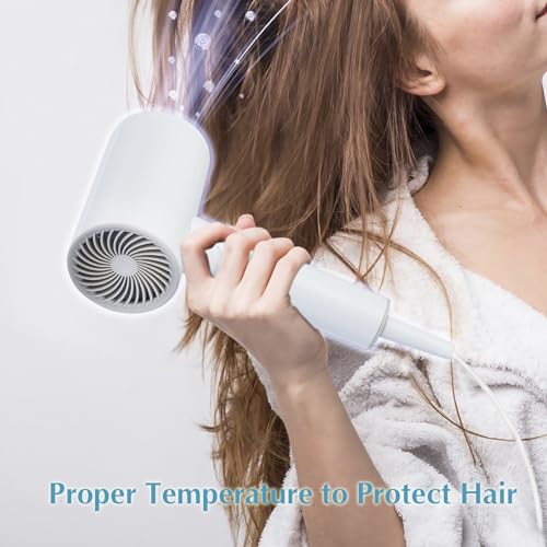 1600W Foldable Travel Hair Dryer with Concentrator Nozzle