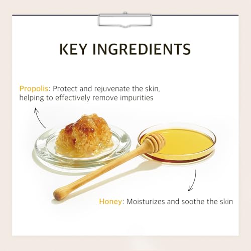 Papa Recipe Bombee Honey Mask Pack 25g * 10 sheets - Sheet Mask, Facial Skin Care, Deep Moisturizing Serum for Dry Skin - Korean Skin Care, K-Beauty, Ampoule Solidified, For radiant skin