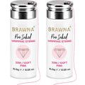 BRAWNA Pink Mapping String for Eyebrow Measuring 2-Count (Pink, Pack of 2) - Pre-Inked Brow Mapping Tool