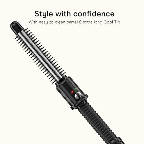 Conair 3/4-In Curling Iron Brush for Short Hair, 25 Heat Settings