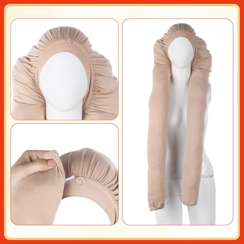 Susade Breathable Hair Bonnets for Braids - 2 in 1 Long Hair Wrap