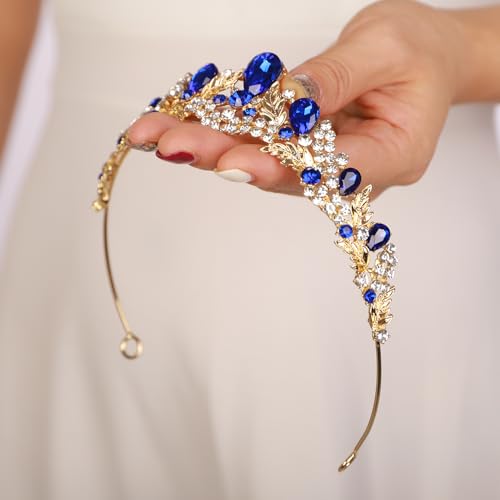 Elegant Rhinestone Tiara Crown for Women - JWICOS Bridal Headband