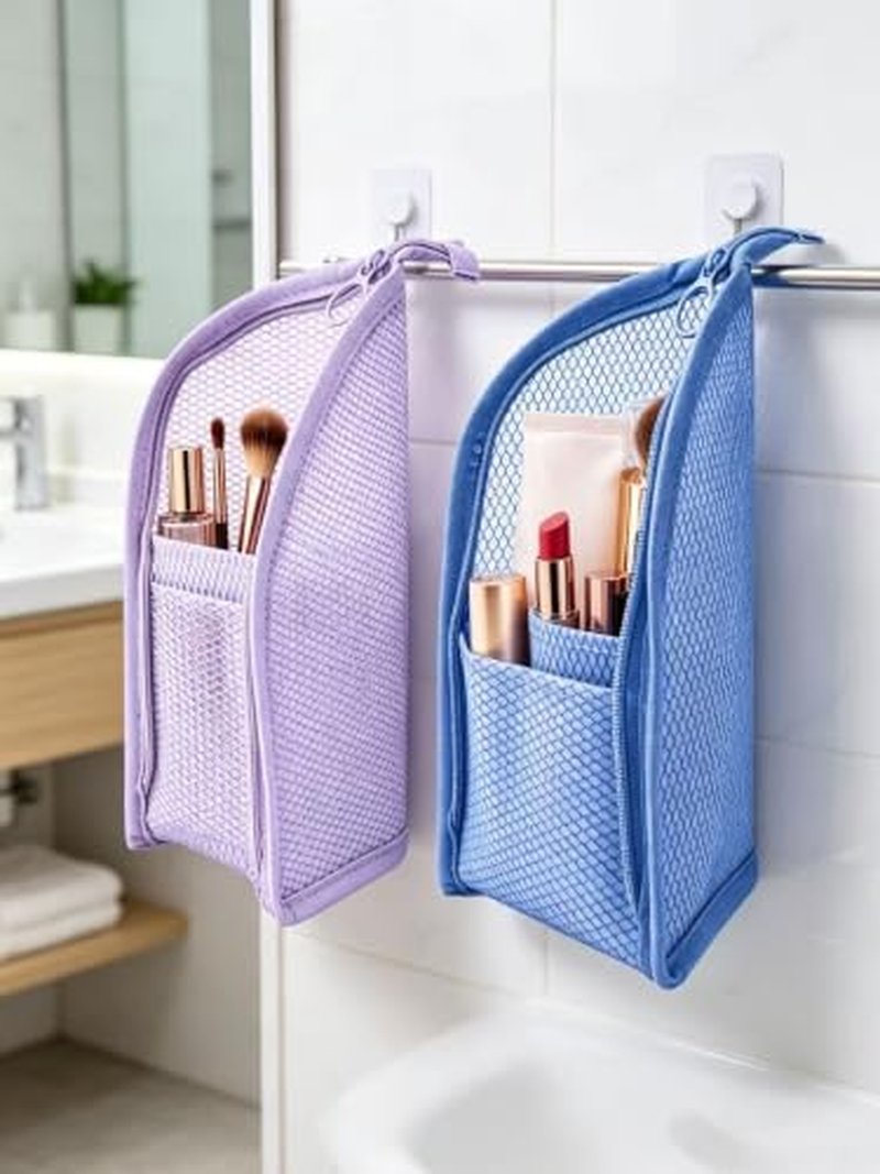 Portable Standing Toiletry Bag - Waterproof Travel Organizer for Men & Women