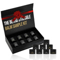 The Beard Struggle Balm Sampler Kit Set of 8 Warrior Glass Jars - Beard Balm for Men, Premium Gift Packaging - 8x 10g / 0.35 US. oz.