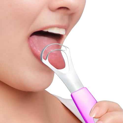 Tongue Cleaner, Tongue Scraper, Tongue Cleanser, Tongue Scraper, Tongue Scraper Cleaner, Helps Fight Bad Breath, Tongue Scrapers (Purple&Blue)
