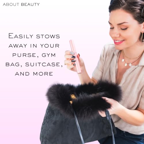About Face Sonic Beauty Wand - Electric Facial Hair Remover and Bonus Eyebrow Shaper, Ideal for Shaving, Exfoliating and Brow Shaping, Epilator for Men & Women