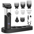 5 in 1 Hair Clippers, Adjustable Beard Trimmer for Men Professional, Cordless Barber Clippers and Trimmers Set, Hair Cutting Kit with LCD Display, Shaving Kit for Nose, Body, Face and Mustache