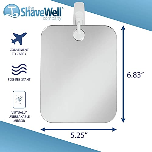 Fogless Shower Shaving Mirror with Handheld Option