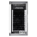 Eyelash Extensions 0.25mm Thickness D Curl Natural-Looking Individual Volume Eyelashes For Lash Extensions (11MM)