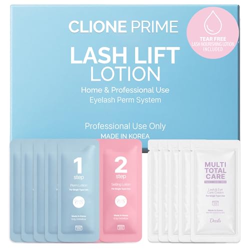 Korean Lash Lift Lotion Set for Eyelash & Brow Perm - Professional & Home Use