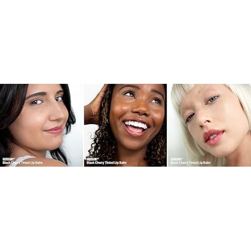 Hurraw! Black Cherry Tinted Lip Balm: (Sheer Red Tint) Organic, Certified Vegan, Cruelty and Gluten Free. Non-GMO, 100% Natural Ingredients. Bee, Shea, Soy and Palm Free. Made in USA