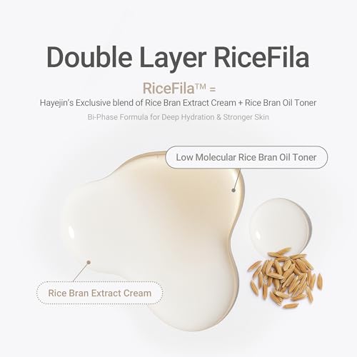 HAYEJIN RiceFila Rice Bran Milky Face Toner & Cream - 2-in-1 (5.07 fl oz)