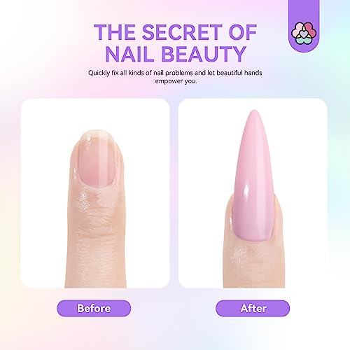 Saviland Acrylic Nail Kit for French Manicure & Nail Art - DIY Professional Set