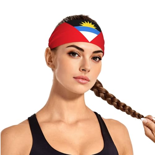 Patriotic Flag Headband for Sports - Moisture Wicking Sweatband