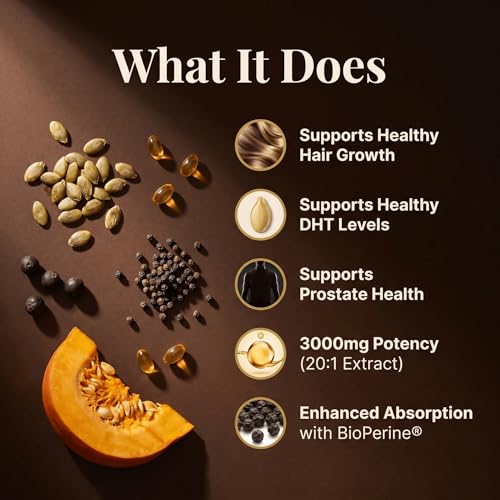 Pumpkin Seed Oil with Saw Palmetto 180 Softgels