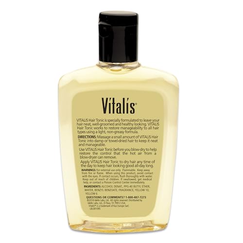 Vitalis Hair Tonic Liquid - Non-Greasy Formula for All Hair Types