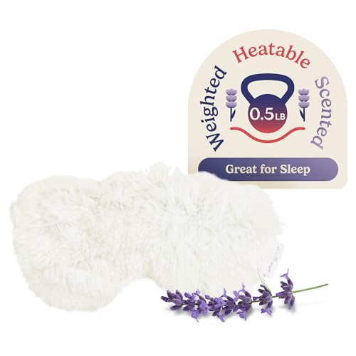 Warmies Microwavable Weighted Eye Mask, French Lavender