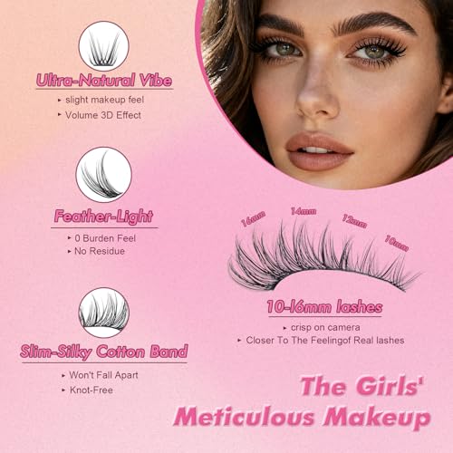 Lash Clusters 10-16mm Wispy Eyelash Extensions 300pcs