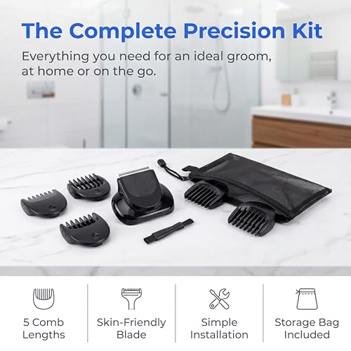 Braun Series 5/6/7 Beard Trimmer Attachment with 5 Comb Guards 1–7mm | Snugluxe