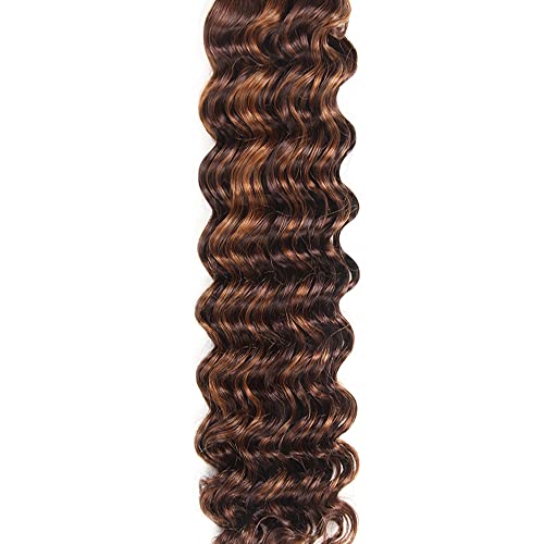 330g Brazilian Human Hair Bundles - Ombre Water Wave, 3 Pieces 24-28 Inch