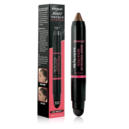 Root Touch Up Stick for Gray Roots & Thinning Hair - Medium Brown