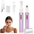 Rechargeable Nose & Ear Hair Trimmer for Women & Men - Painless Facial Grooming Tool