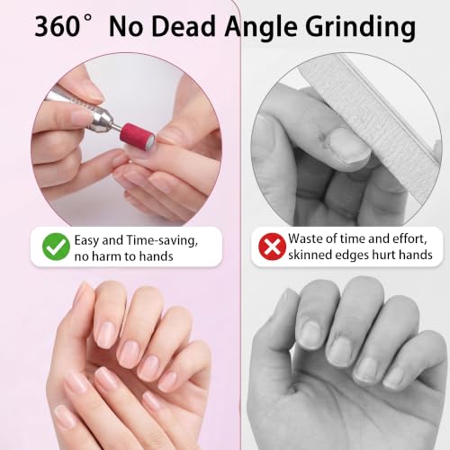 Nail Drill Sanding Bands Set 150 Pcs with 4 Grits for Manicure & Pedicure - Variation 153C