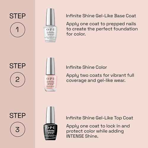 OPI Infinite Shine Nail Polish Colors | Semi-Sheer, Sheer Bright, Opaque & Shimmer Winter Shades | Long Lasting Wear | Good Enough to Treat Collection | Holiday 2025