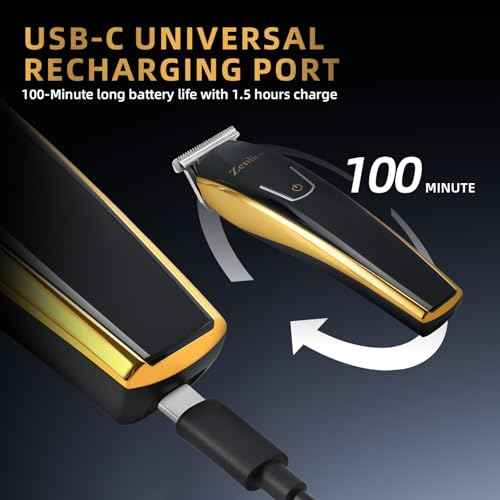 Beard Trimmer for Men, Rechargeable Men's Hair Trimmer & Clippers, Electric Grooming Kit for Beard, Face, Neck, Groin & Manscaping, Ideal Gift for Men