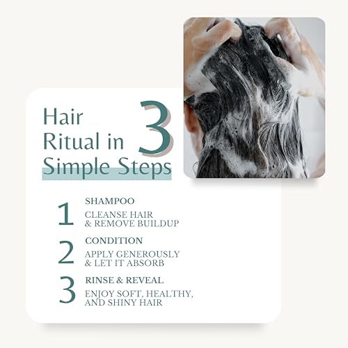 Rosemary Oil Shampoo & Conditioner Set with Biotin for Thinning Hair
