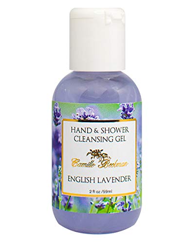 Camille Beckman Hand and Shower Cleansing Gel, English Lavender, 2 Ounce