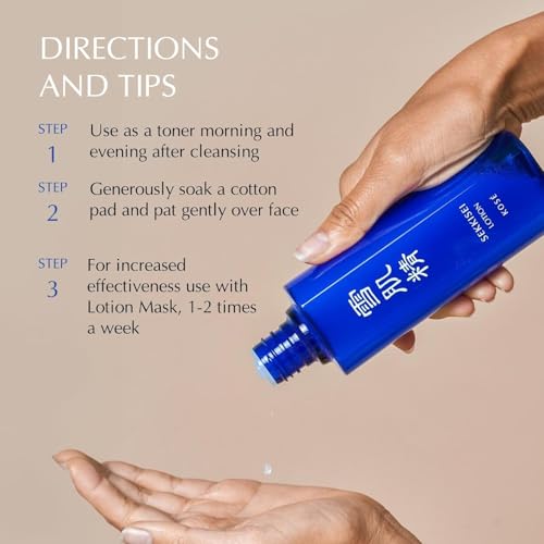 SEKKISEI Lotion Enriched, Liquid Toner & Hydrating Facial Moisturizer, 6.7 Ounce
