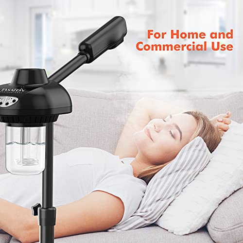 TASALON Professional Facial Steamer with Ozone & Wheels