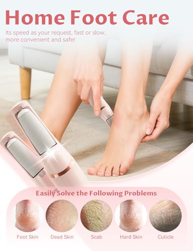 Electric Callus Remover for Soft, Smooth Feet - 2 Speed Foot File