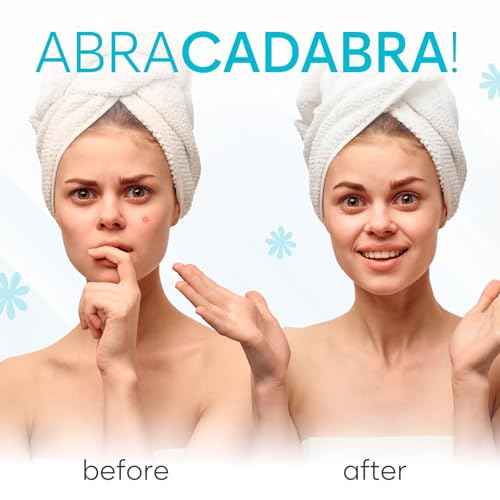 Large Pimple Patches for Face & Body, Large Hydrocolloid Bandages with Tea Tree Oil, Hydrocolloid Patch for Bigger Area Breakouts, Zit Stickers for Face (40 pcs), Parches Para Acne