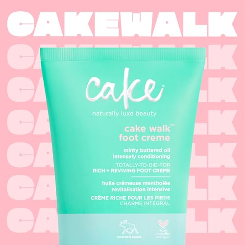 Cake Beauty The Cake Walk Nourishing Foot Cream - Triplemint (3.5 oz)