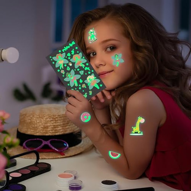 380pcs Luminous Temporary Tattoos for Kids - Glow Party Favors