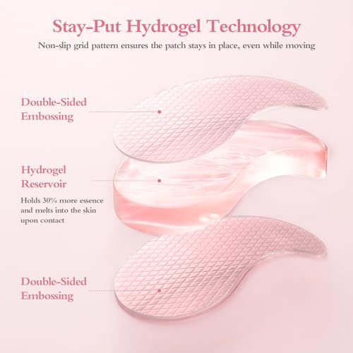 GrlGrl PDRN Salmon DNA Under Eye Patches - Retinal Hydrogel Mask (60 Pcs)
